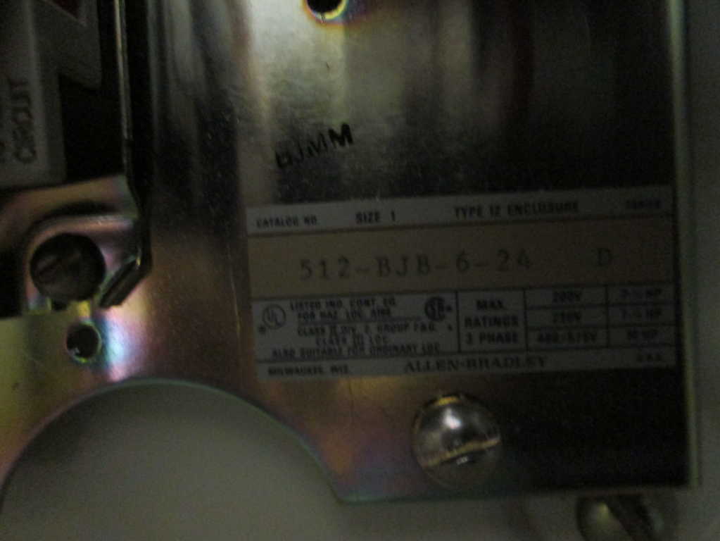 Allen Bradley 512BJB624 NSNP **GENUINE** AB 512 BJB 624