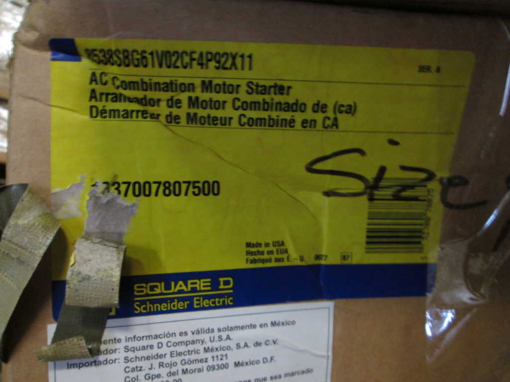 Square D 8538SBG61V02-CF4P92X11 NSFP **GENUINE** Schneider Telemecanique