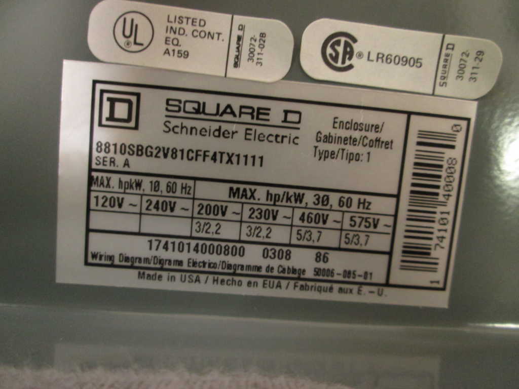 Square D 8810SBG2V81-CFF4TX1111 NSFP * GENUINE * Schneider Telemecanique