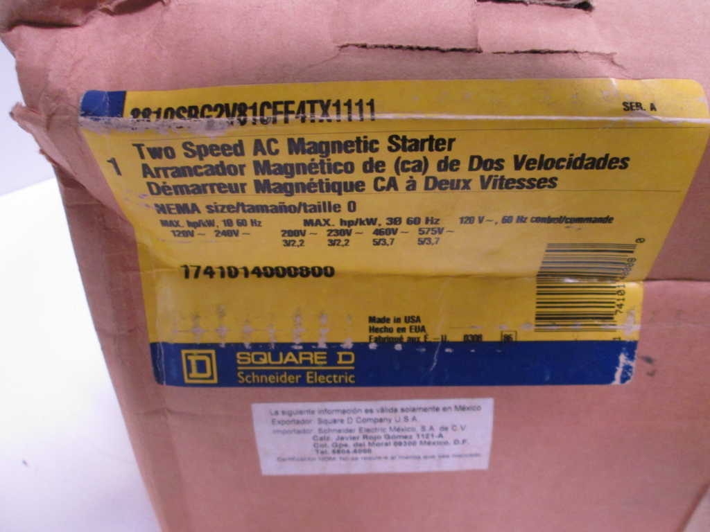 Square D 8810SBG2V81-CFF4TX1111 NSFP * GENUINE * Schneider Telemecanique