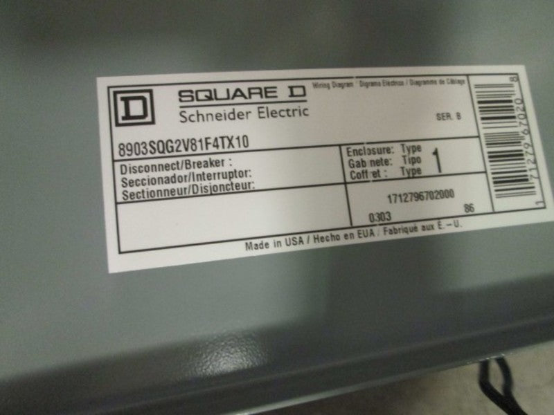 Square D 8903SQG2V81F4TX10 NSFP * GENUINE * Schneider Telemecanique