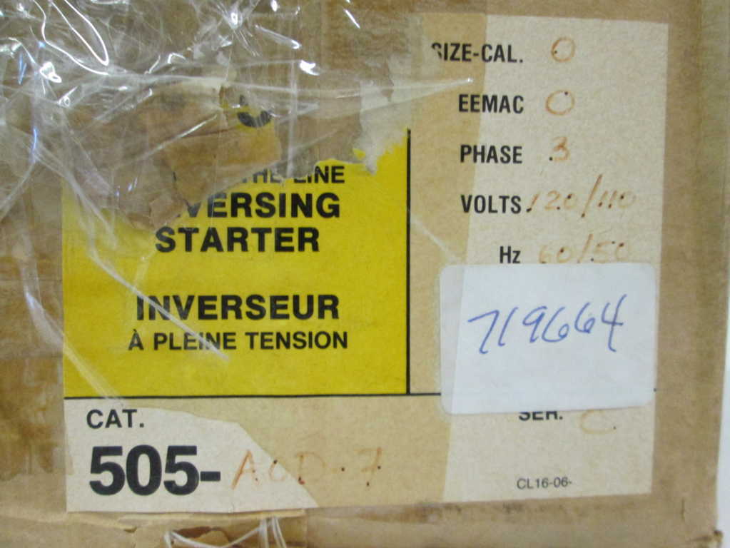 Allen Bradley 505AOD7 NSFP ** GENUINE ** AB 505 AOD 7