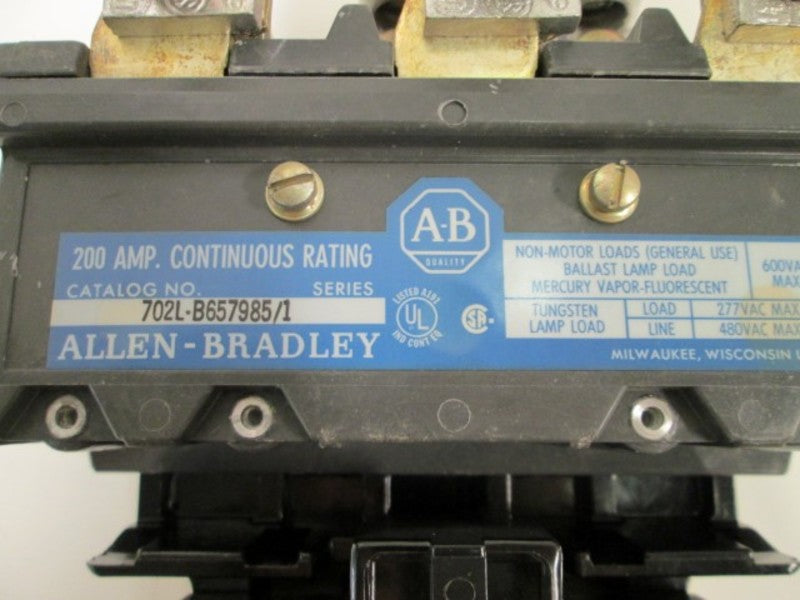 Allen Bradley 702LB657985/1 NSFP * GENUINE * AB 702L B657985/1