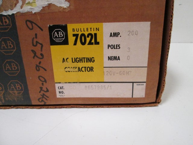 Allen Bradley 702LB657985/1 NSFP **GENUINE** AB 702L B657985/1