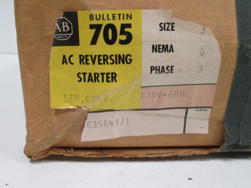 Allen Bradley 705F635643/1 NSFP ** GENUINE ** AB 705 F635643/1
