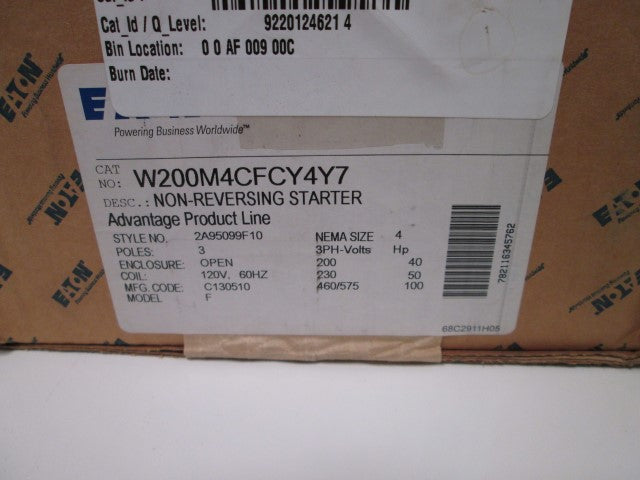 Cutler Hammer W200M4CFCY4Y7 NSFP **GENUINE** Westinghouse