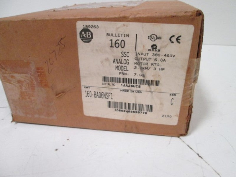 Allen Bradley 160BA06NSF1 NSFP * GENUINE * AB 160 BA06NSF1