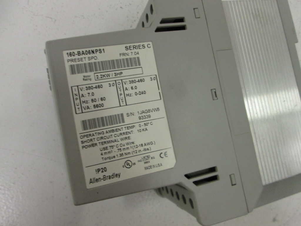 Allen Bradley 160BA06NPS1 NSNP **GENUINE** AB 160 BA06NPS1