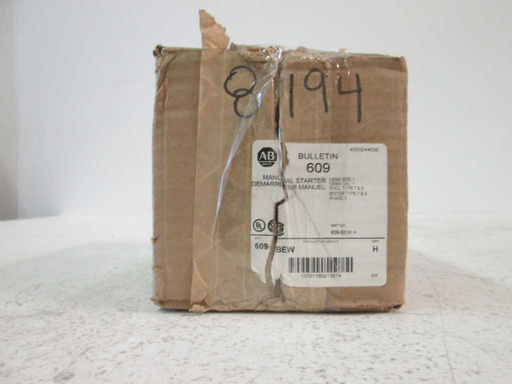 Allen Bradley 609BEW NSFP **GENUINE** AB 609 BEW