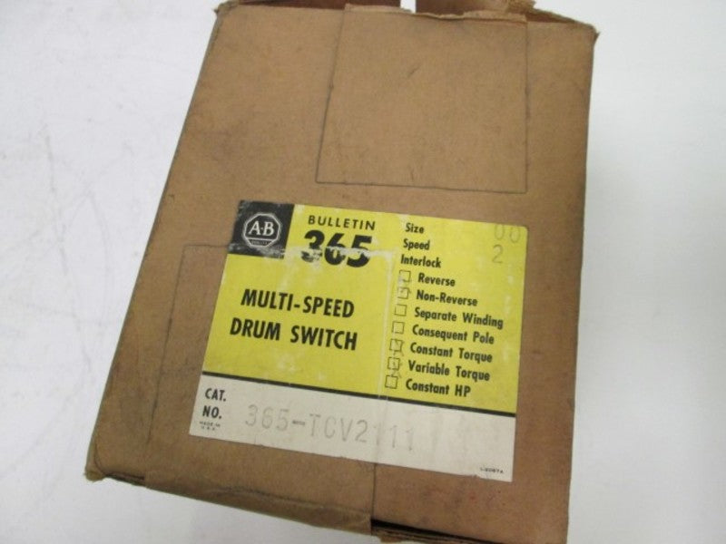 Allen Bradley 365TCV2111A NSFP ** GENUINE ** AB 365 TCV2111A