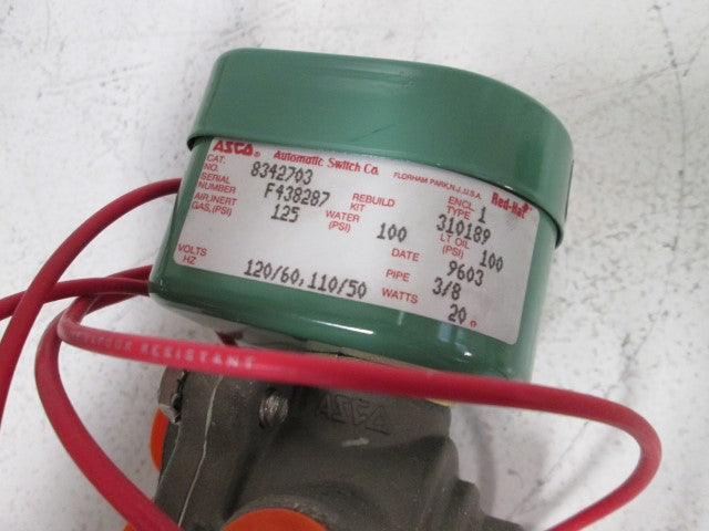Asco 8342703 120/60 NSFP **GENUINE**