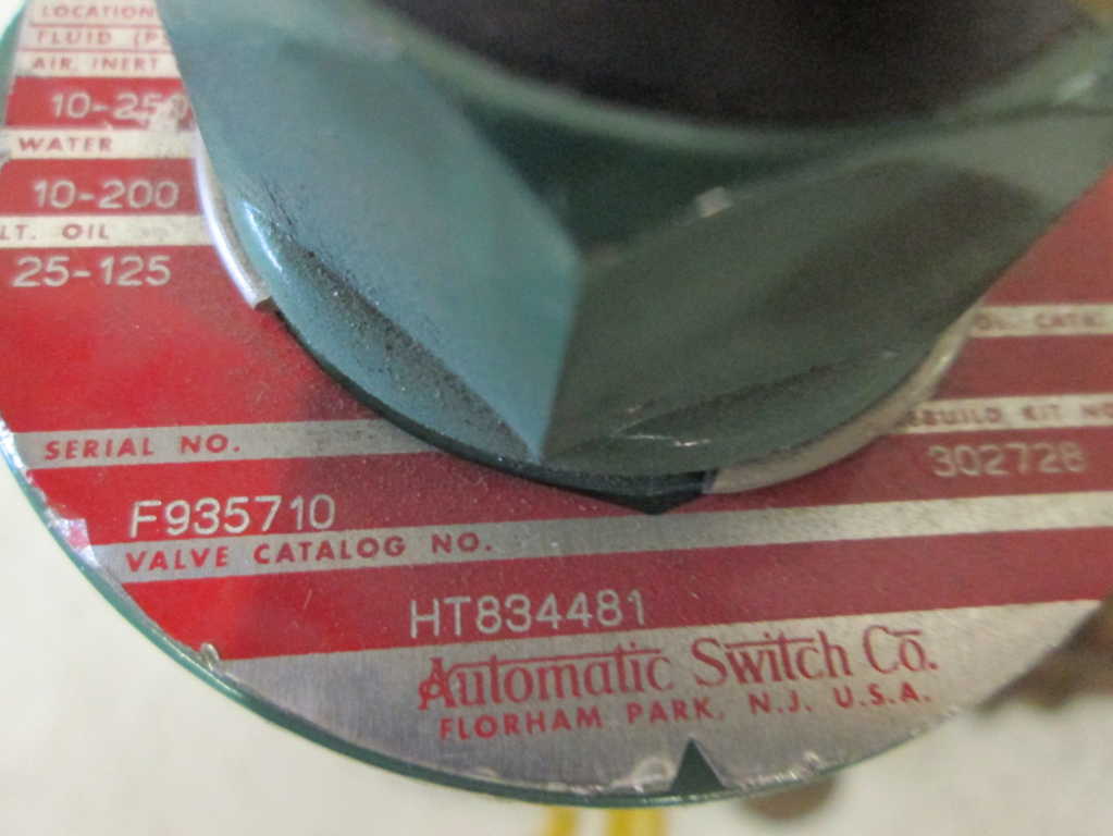 Asco HT834481 120/60 NSNP **GENUINE**
