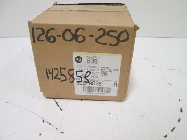 Allen Bradley 809A07E NSFP **GENUINE** AB 809 A07E