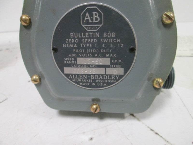 Allen Bradley 808G3 Ser. D NSNP * GENUINE * AB 808 G3