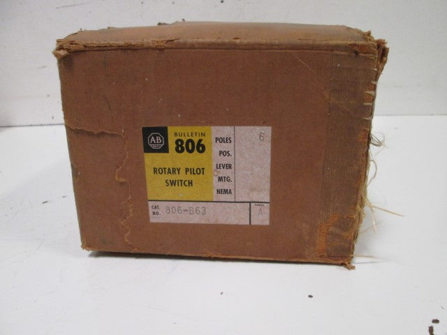 Allen Bradley 806B63 NSFP **GENUINE** AB 806 B63