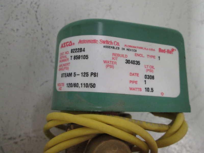 Asco 8222B4 120V NSNP * GENUINE *