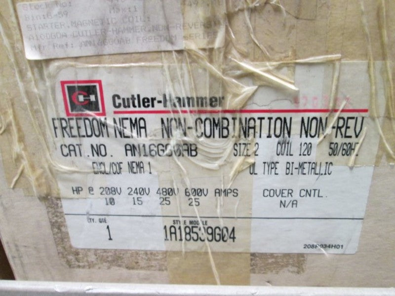 Cutler Hammer AN16GG0AB NSFP * GENUINE * Westinghouse