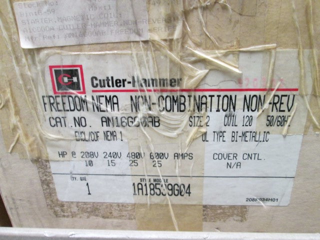 Cutler Hammer AN16GG0AB NSFP **GENUINE** Westinghouse