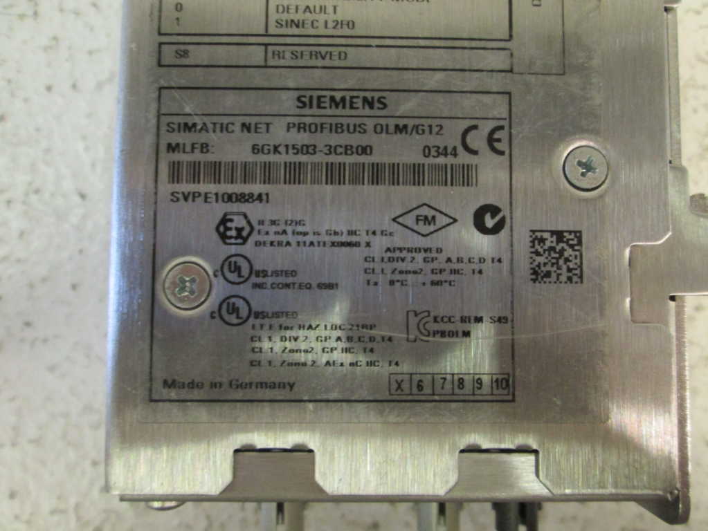 Siemens 6GK15033CB00 NSNP **GENUINE** Furnas