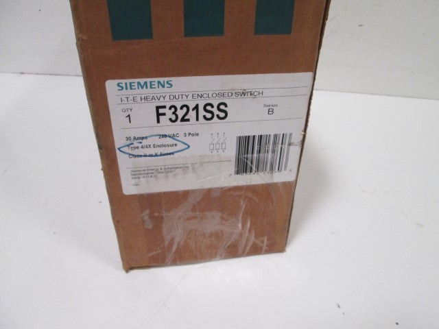 Siemens F321SS NSFP ** GENUINE ** Furnas