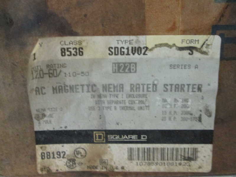 Square D 8536SDG1V02 NSFP ** GENUINE ** Schneider Telemecanique