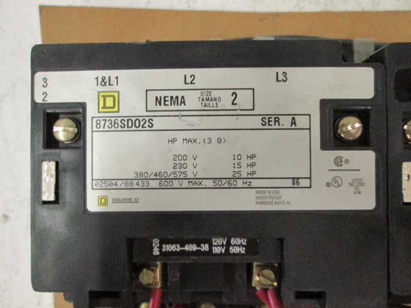 Square D 8736SCO8V02S NSNP * GENUINE * Schneider Telemecanique