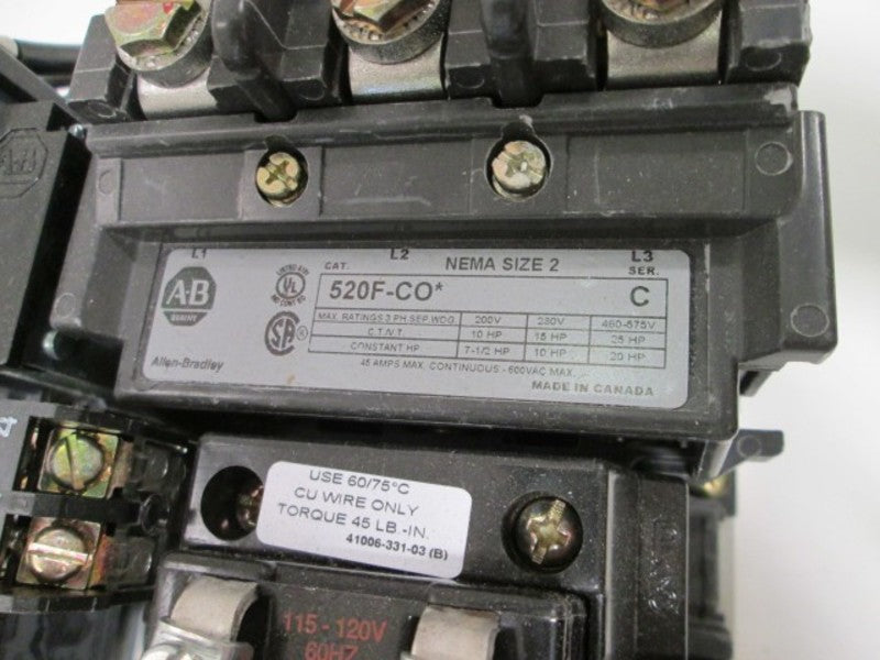 Allen Bradley 520FCOD Ser. C NSNP * GENUINE * AB 520F COD
