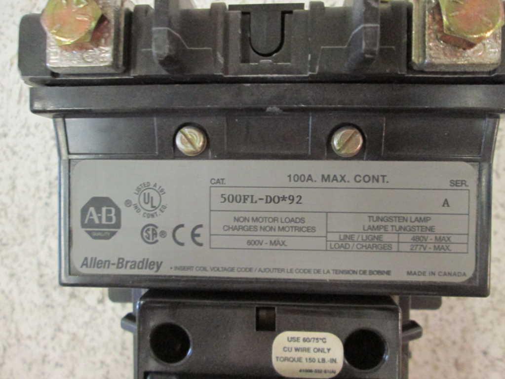 Allen Bradley 500FLDOD92 NSNP **GENUINE** AB 500FL DOD 92
