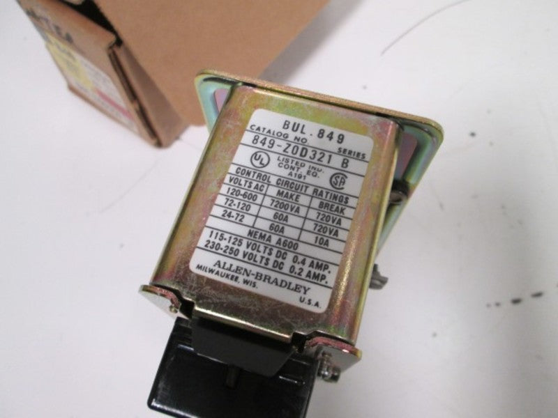 Allen Bradley 849AZOD321 NSFP * GENUINE * AB 849A ZOD321