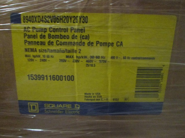 Square D 8940XD4S2V06H20Y30 NSFP **GENUINE** Schneider
