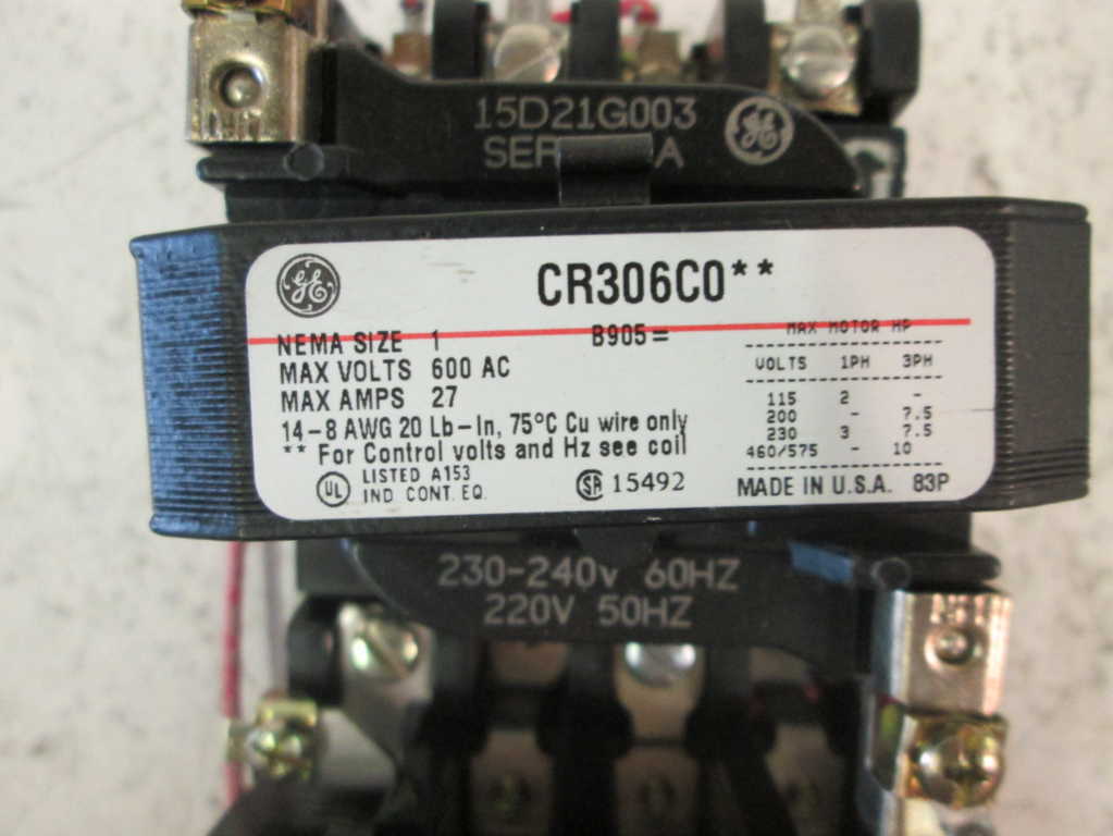 General Electric CR306C00300AHAAA NSFP **GENUINE**
