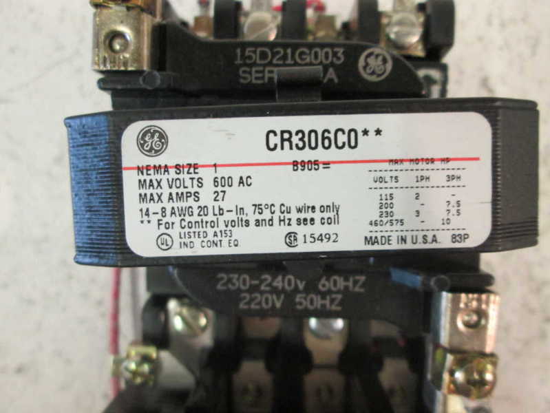 General Electric CR306C00300AHAAA NSFP * GENUINE *