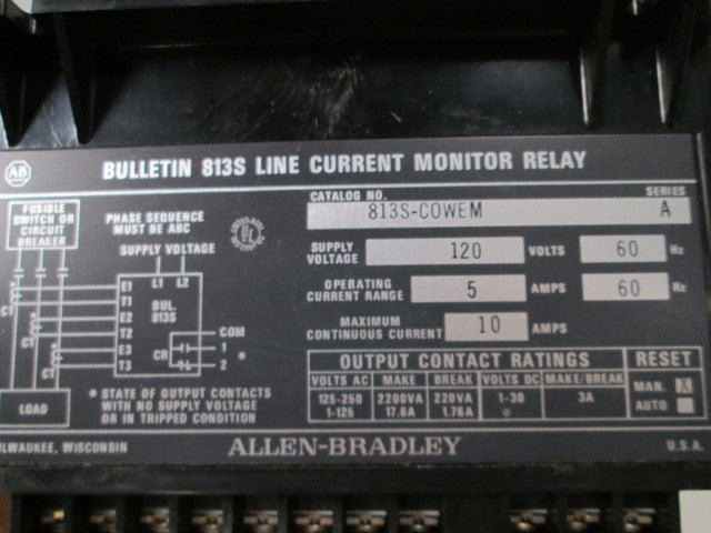 Allen Bradley 813SCOWEM NSNP * GENUINE * AB 813S COWEM