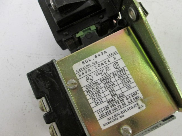 Allen Bradley 849AZOA24 NSNP **GENUINE** AB 849A ZOA24