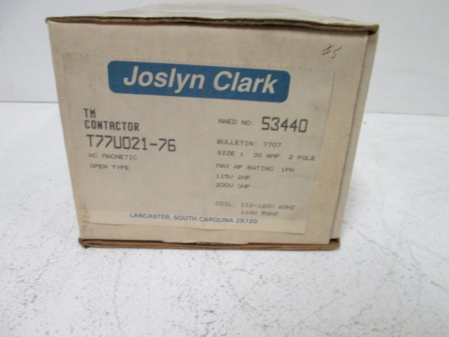 Joslyn Clark T77U02176 NSFP ** GENUINE **