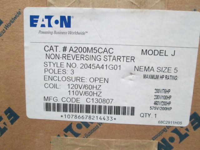 Cutler Hammer A200M5CAC NSFP **GENUINE** Westinghouse