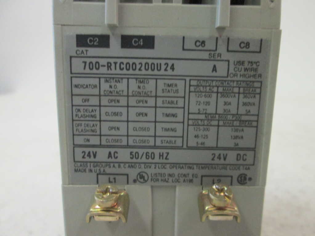 Allen Bradley 700RTC00200U24 NSFP **GENUINE** AB 700 RTC00200U24
