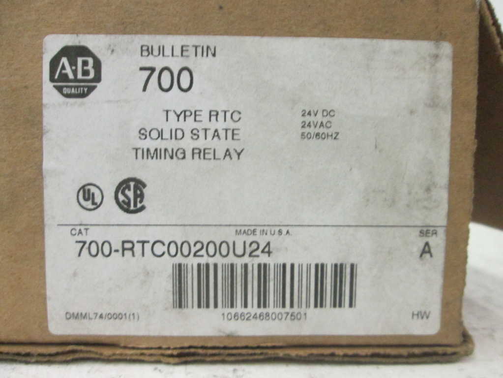 Allen Bradley 700RTC00200U24 NSFP **GENUINE** AB 700 RTC00200U24