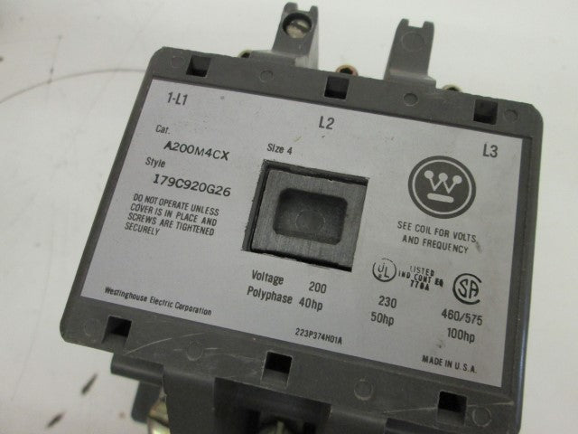 Cutler Hammer A200M4CX NSFP **GENUINE** Westinghouse