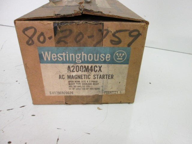 Cutler Hammer A200M4CX NSFP **GENUINE** Westinghouse