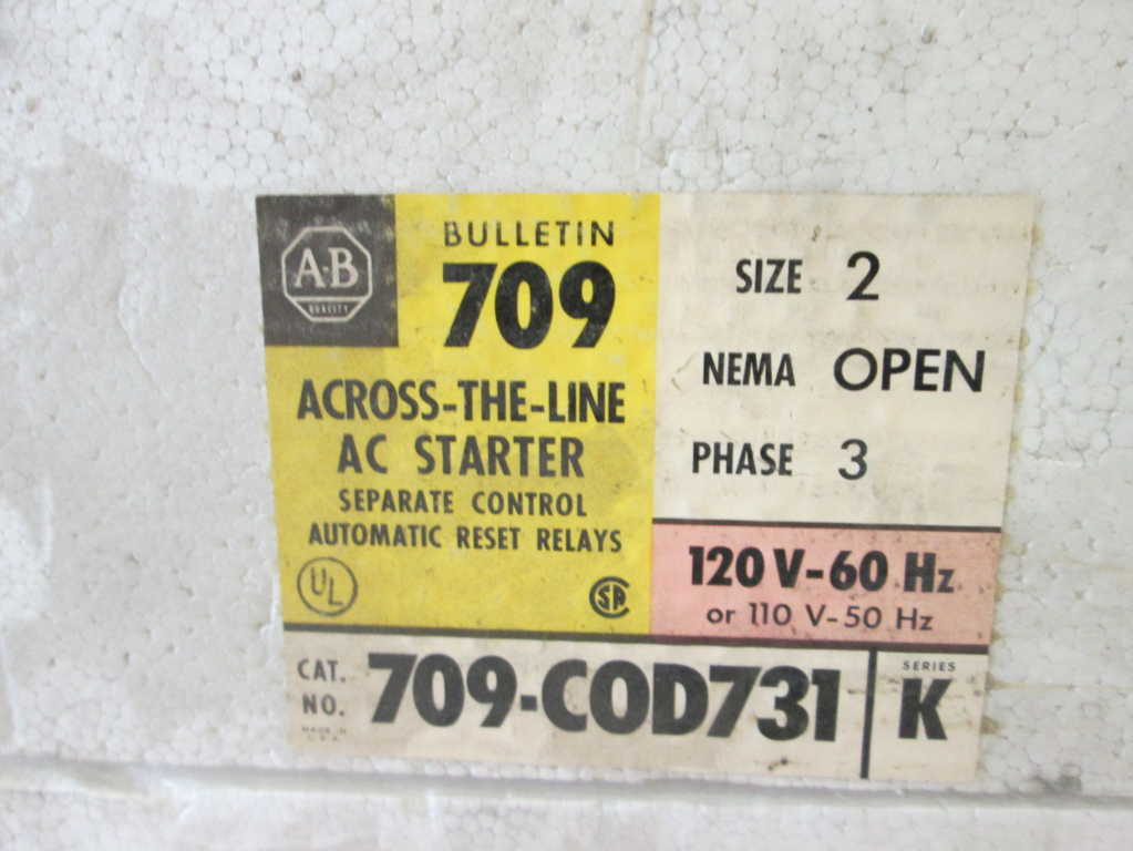Allen Bradley 709COD731 NSFP **GENUINE** AB 709 COD 731