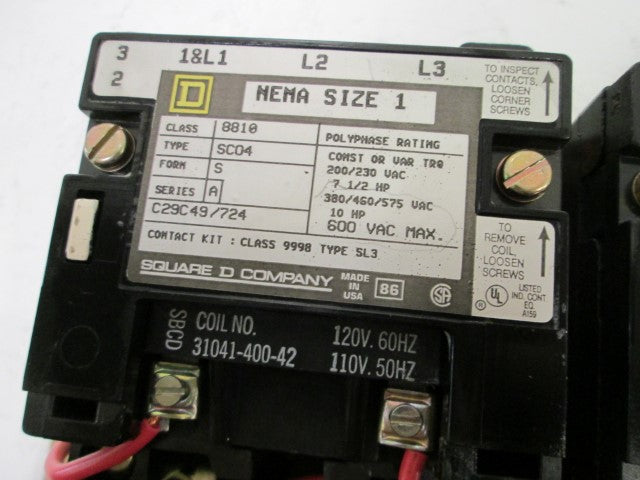 Square D 8810SCO4V02S NSNP * GENUINE * 8810 SCO4 V02S Schneider Telemecanique