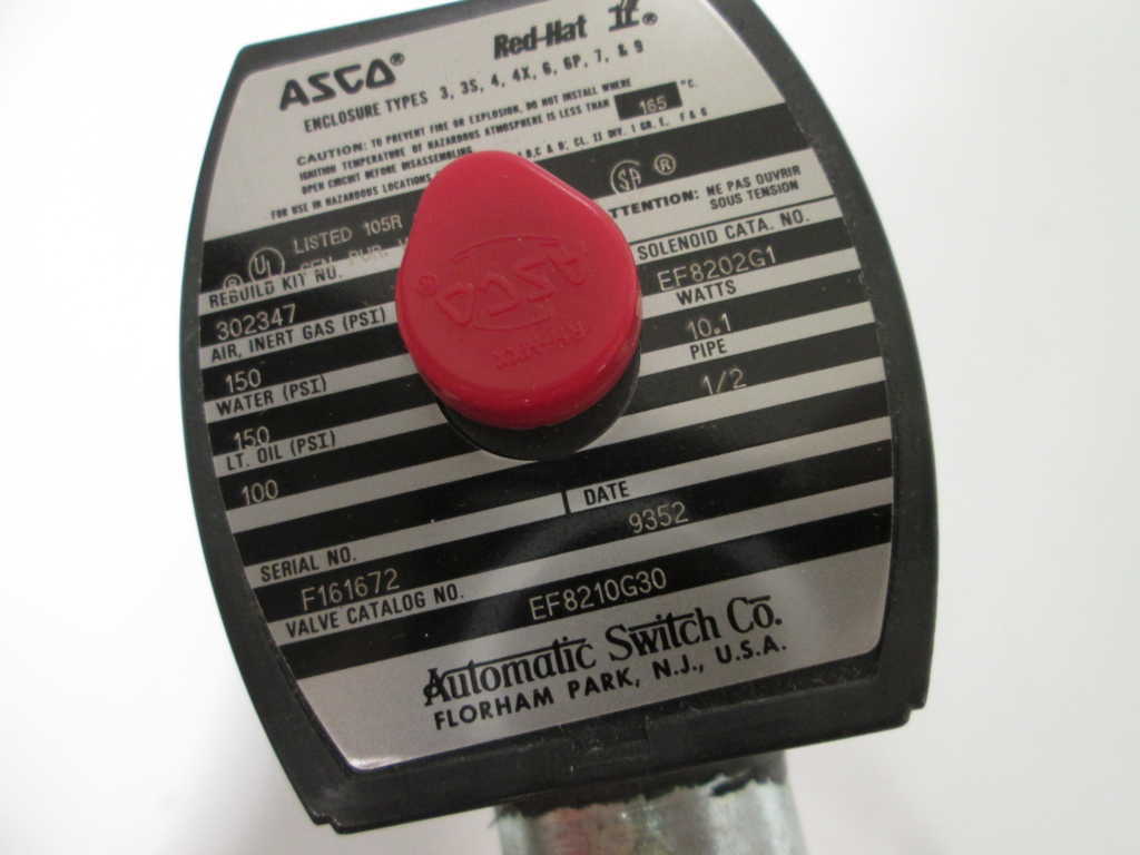 Asco EF8210G30 120V NSNP **GENUINE**