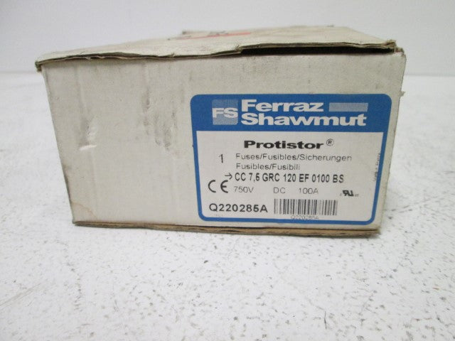 Gould Ferraz Shawmut Mersen CC7,5GRC120EF0100 NSFP **GENUINE**