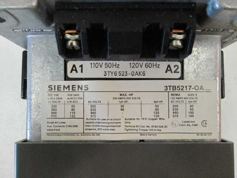 Siemens 3TB52170A NSNP * GENUINE * Furnas