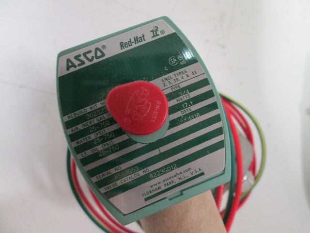 Asco 8223G012 120V NSFP * GENUINE * 8223 G012