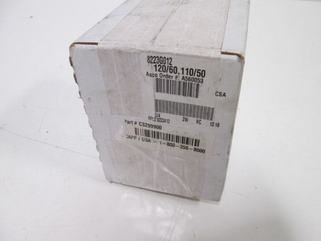 Asco 8223G012 120V NSFP **GENUINE** 8223 G012