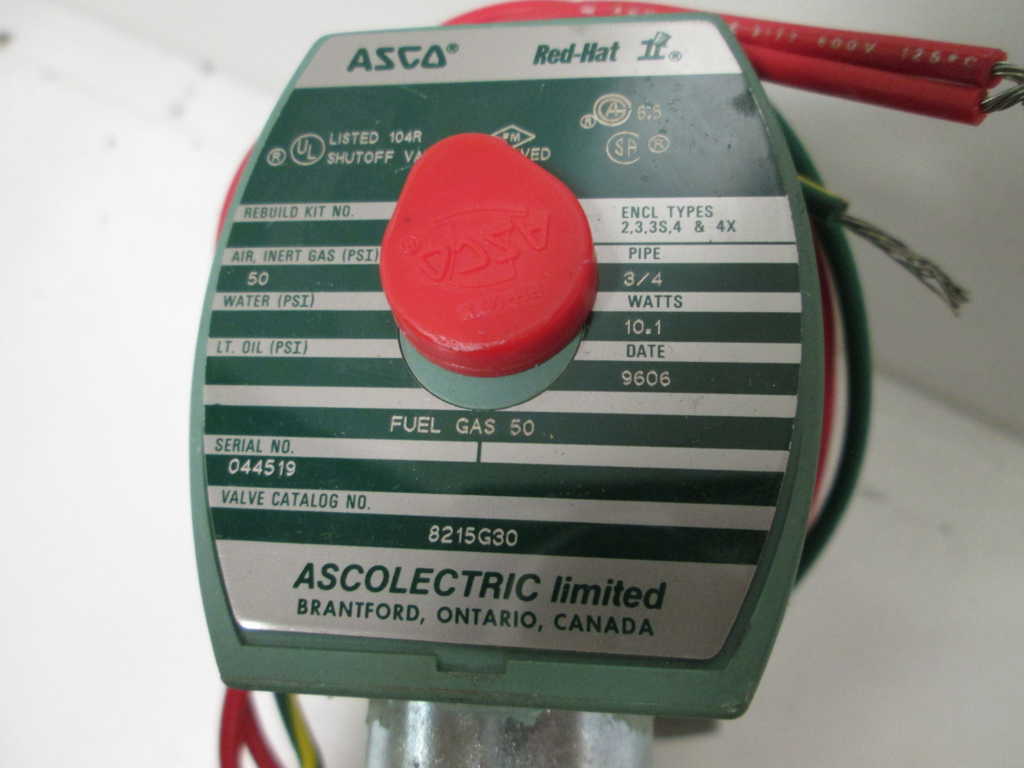 Asco 8215G30 120V NSNP **GENUINE**