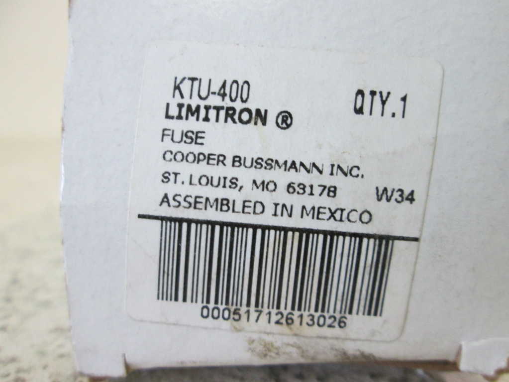 Bussmann KTU400 NSFP **GENUINE**