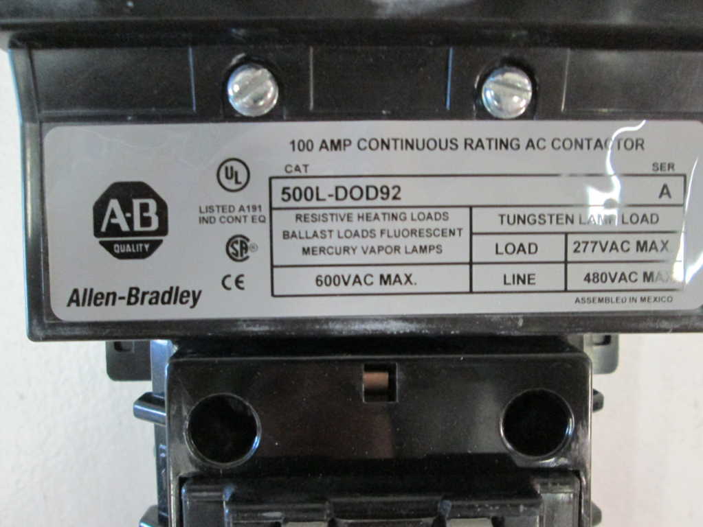 Allen Bradley 500LDOD92 NSFP **GENUINE** AB 500L DOD92